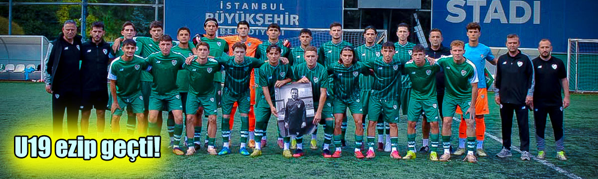 Bursaspor U19 ezip geçti!