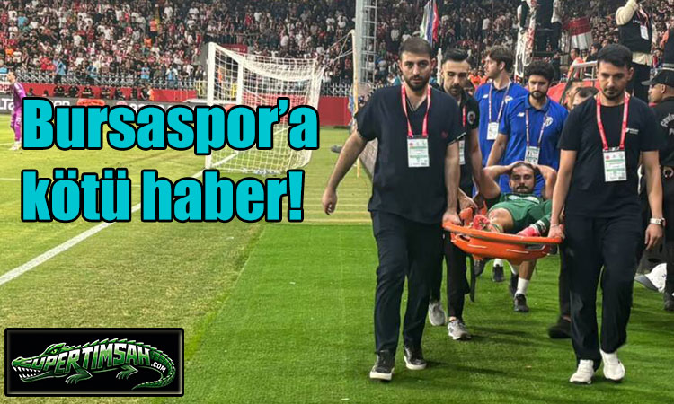 Bursaspor’a kötü haber!