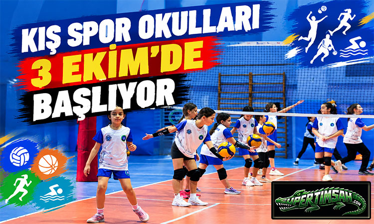Kış Spor Okulları 3 Ekim'de başlıyor