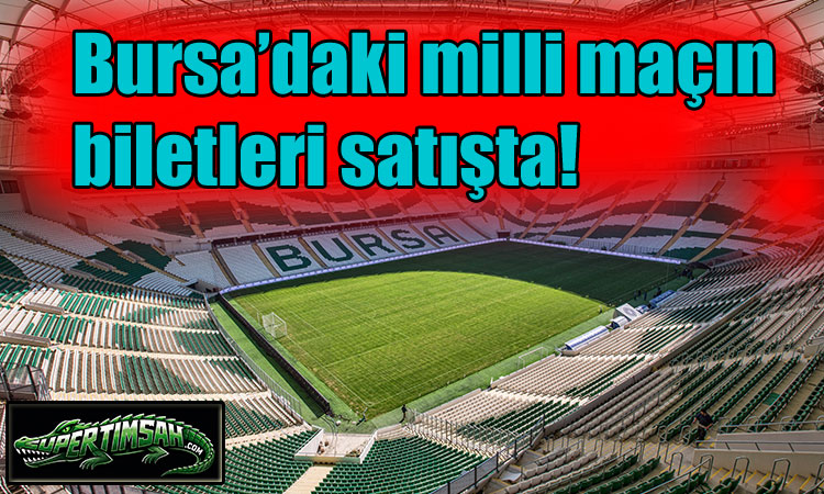 Bursa’daki milli maçın biletleri satışta!