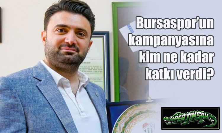 Bursaspor’un kampanyasına kim ne kadar katkı verdi?